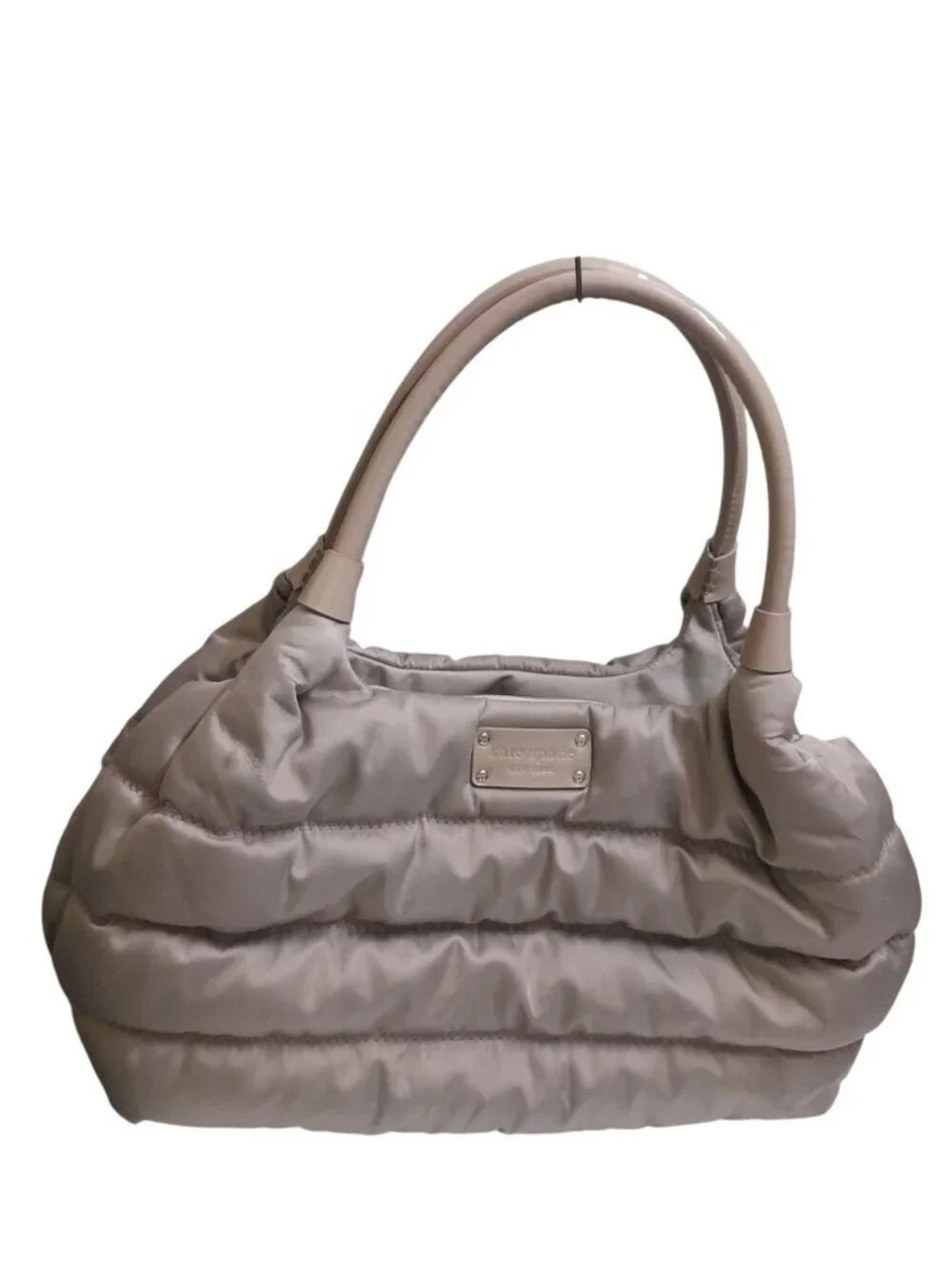 Kate Spade Puffer Nylon Puffer Satchel Shoulder Tote Bag